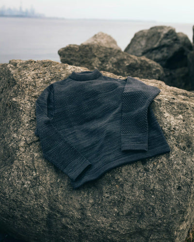 Fisherman-III Mock Neck Gneiss Grey