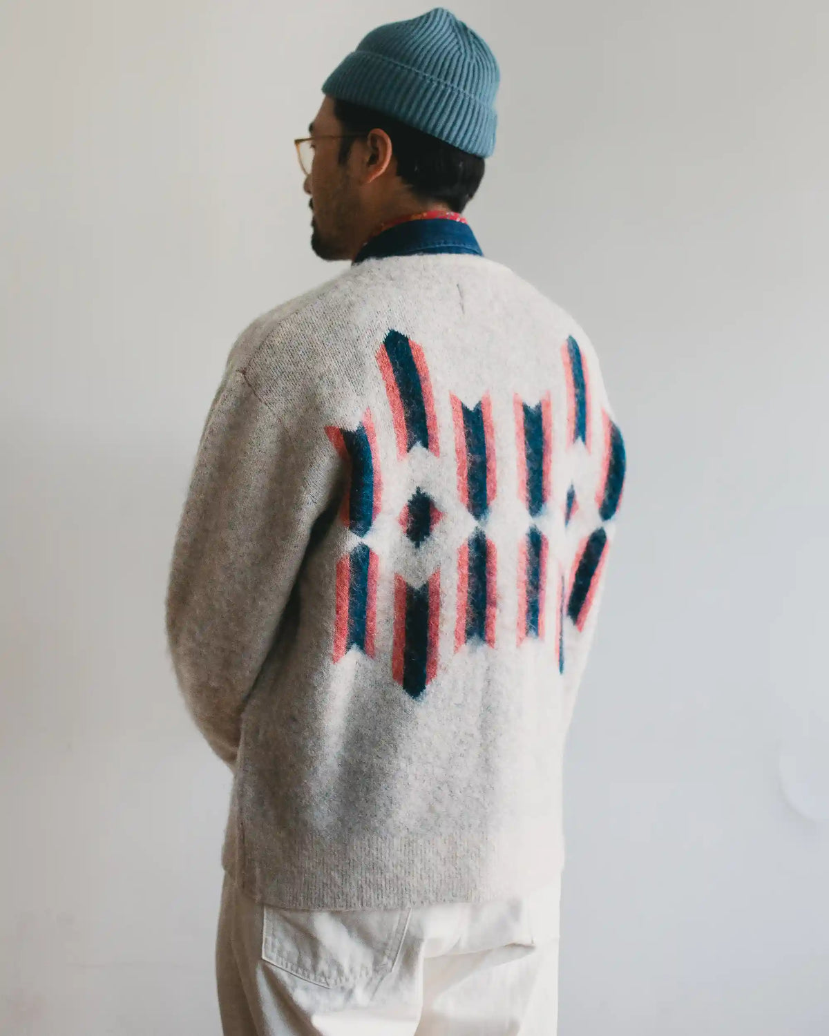 Four Corners Mohair Cardigan Ecru