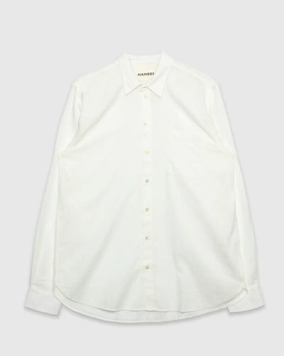 Henning Casual Classic Shirt White