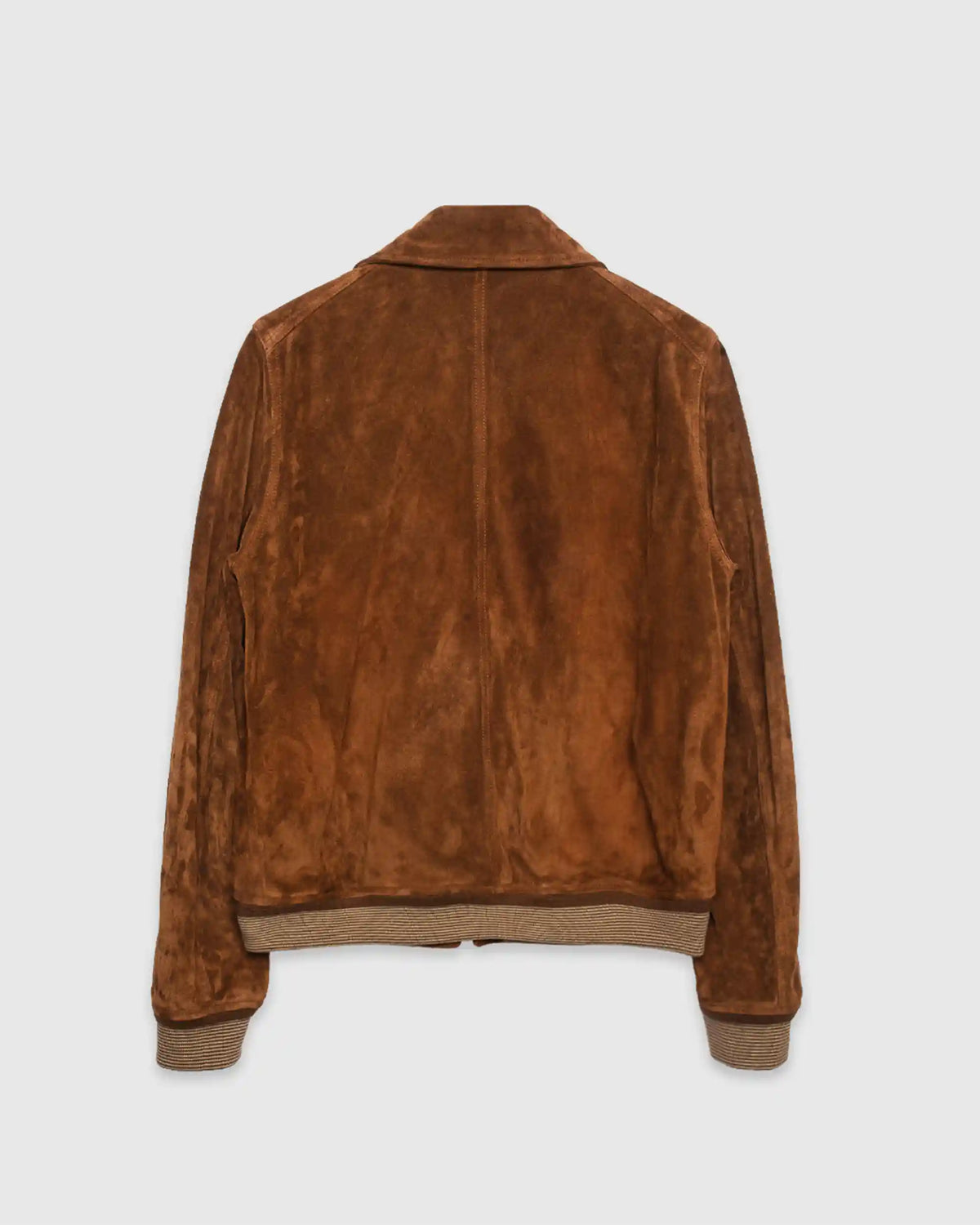 Heavyweight Suede A-2 Bomber Jacket Tobacco