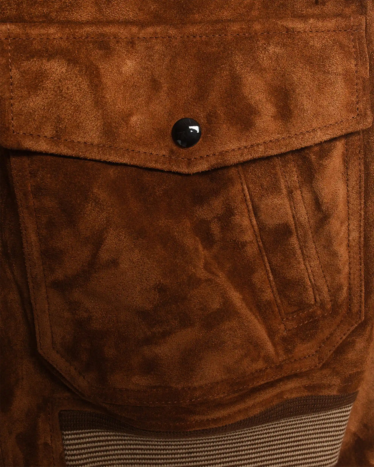 Heavyweight Suede A-2 Bomber Jacket Tobacco