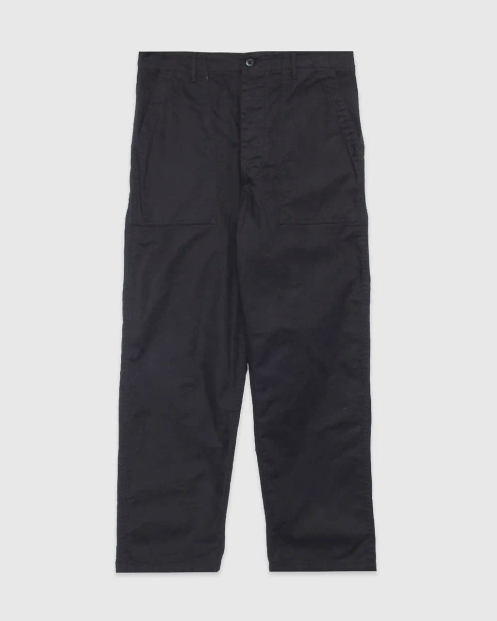 Herringbone Vintage Fit Fatigue Pants Black
