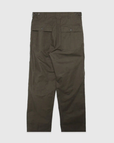 Herringbone Vintage Fit Fatigue Pants Dark Olive