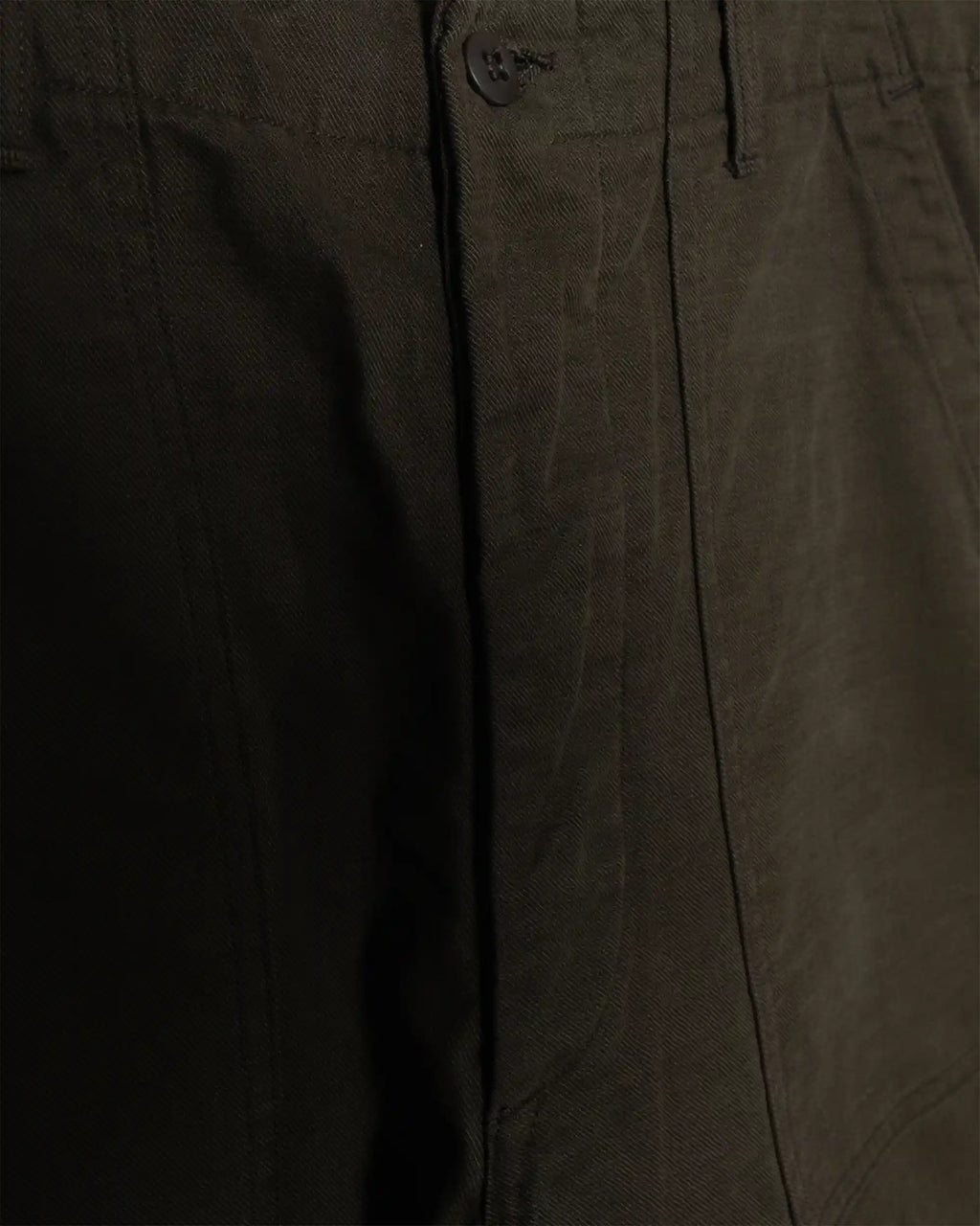Herringbone Vintage Fit Fatigue Pants Dark Olive