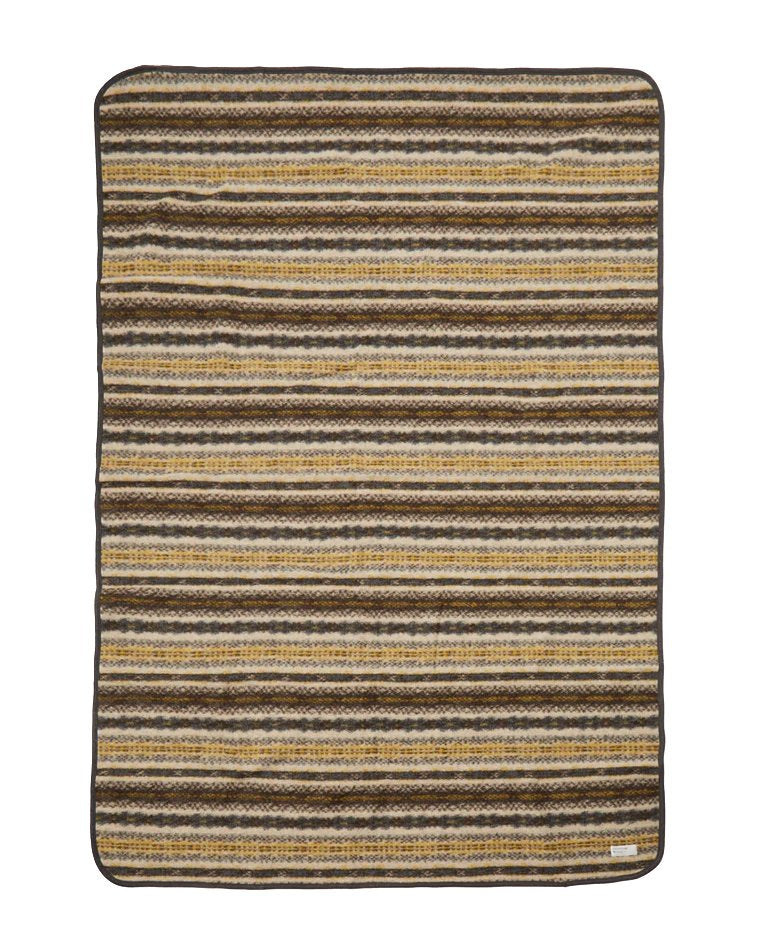 Universal Works Blanket in Brown Fairisle Fleece