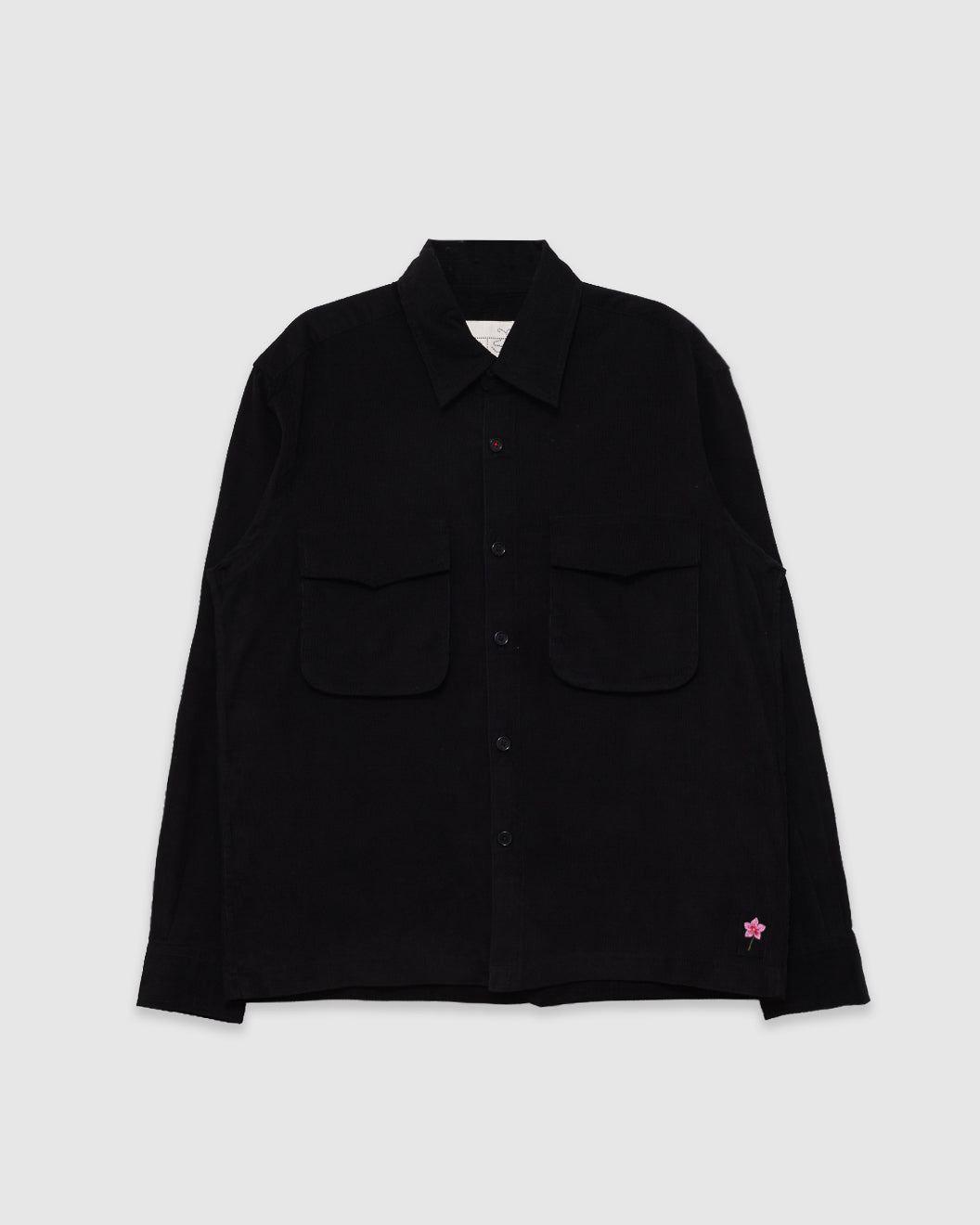 Bhola Shirt Cord 21 Dark Black