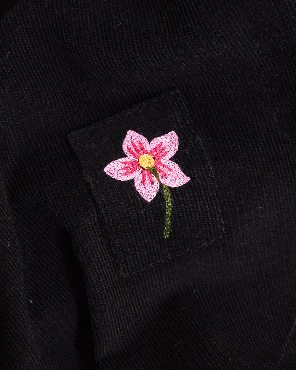 Luis Shirt Cord 21 Black