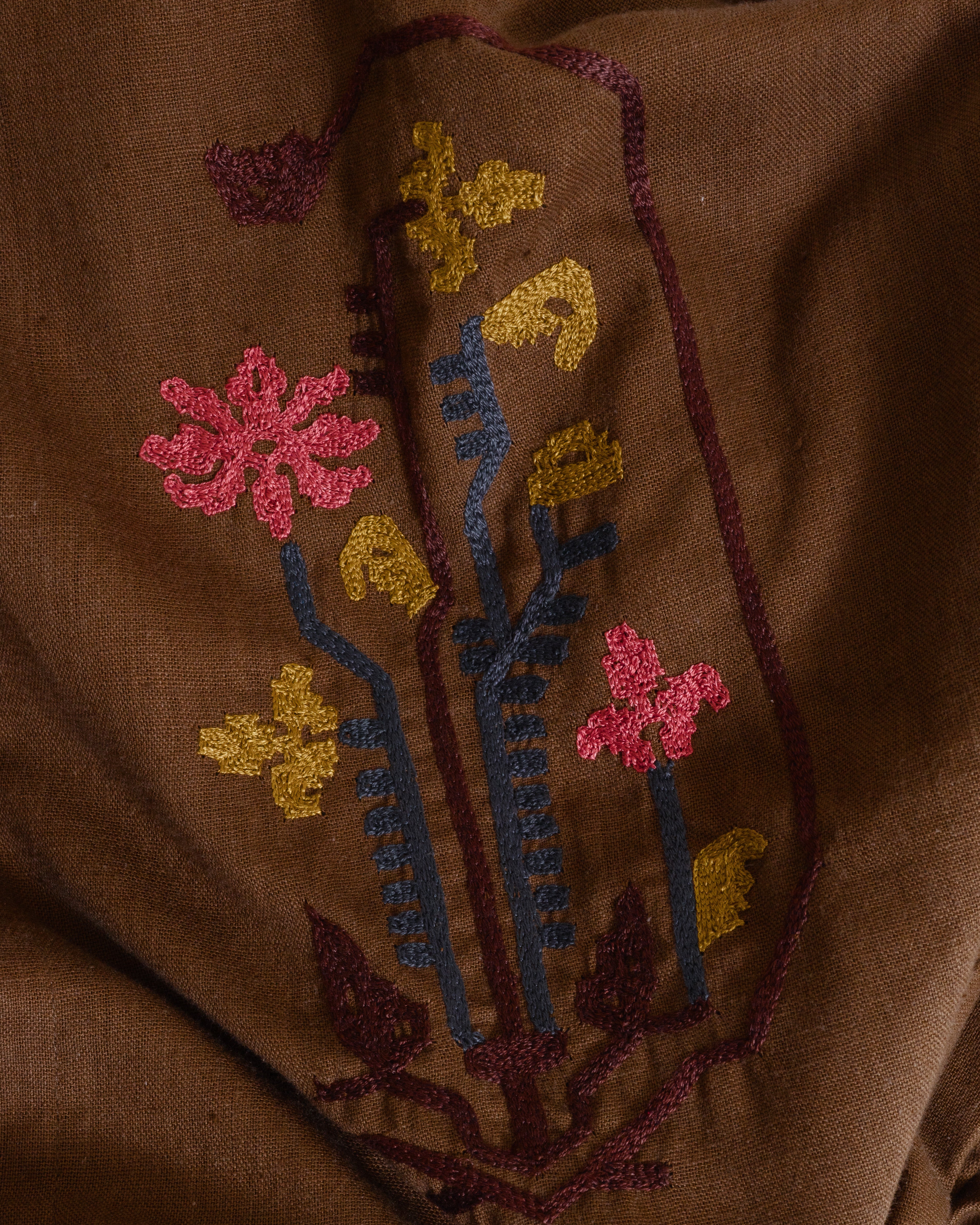 Luis Shirt Embroidery EMB33 Dusty Olive
