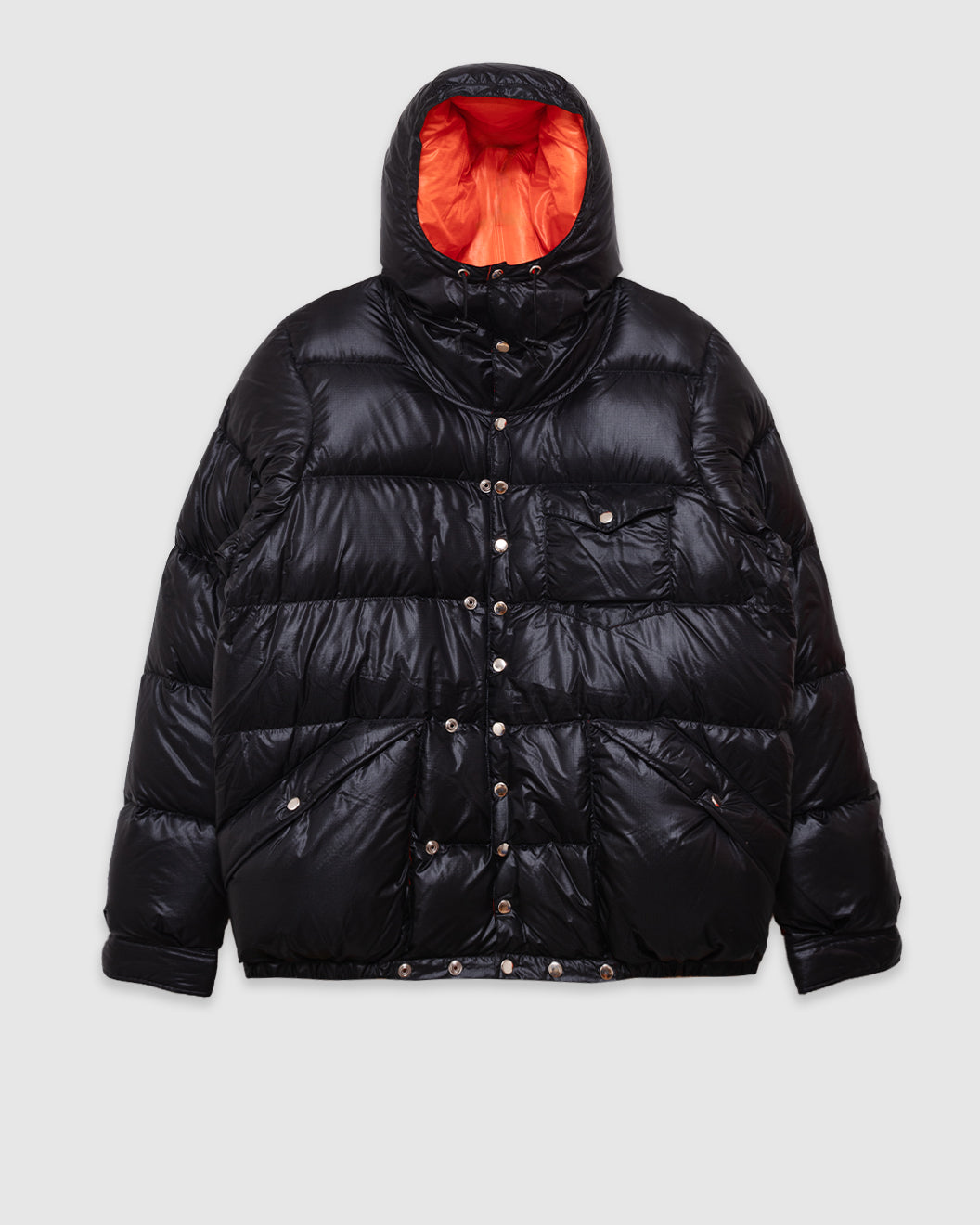 Snap Parka (Nylon) Black