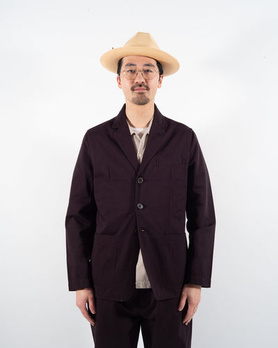 London Jacket in Twill - Black
