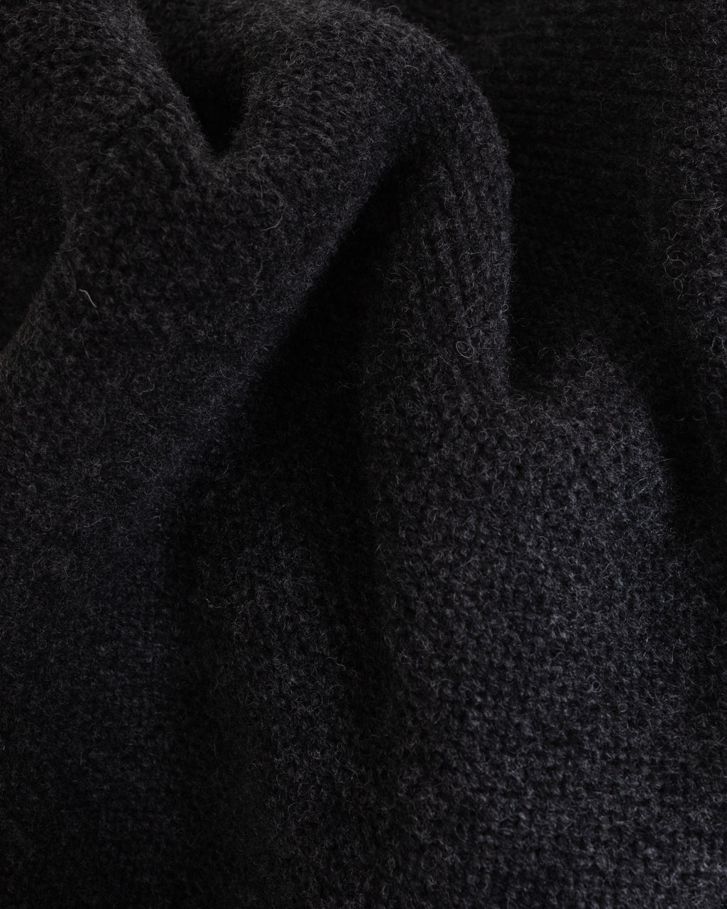 Raglan Link Sweater Charcoal