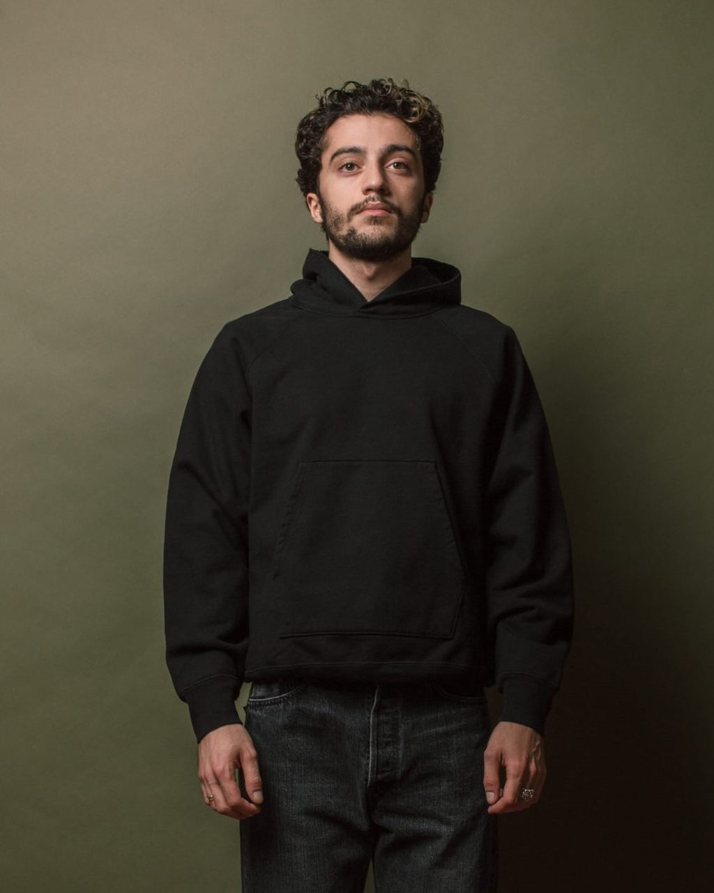Super Weighted Hoodie Black