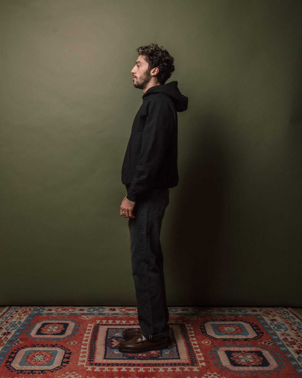 Super Weighted Hoodie Black