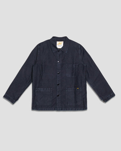 Vintage Washed Work Jacket - Black