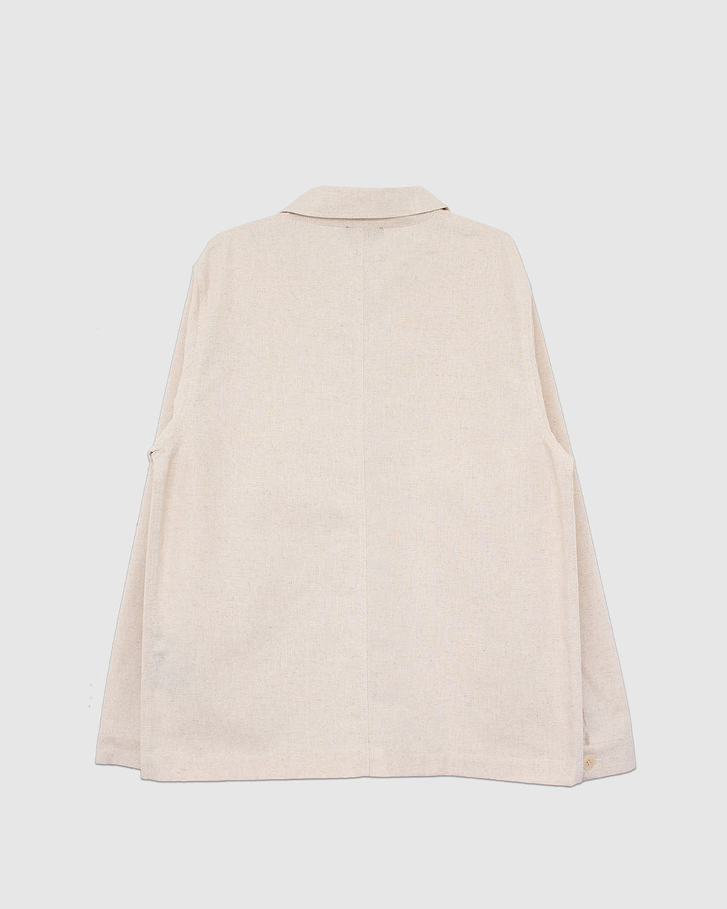 Vaulry Linen Work Jacket Off White