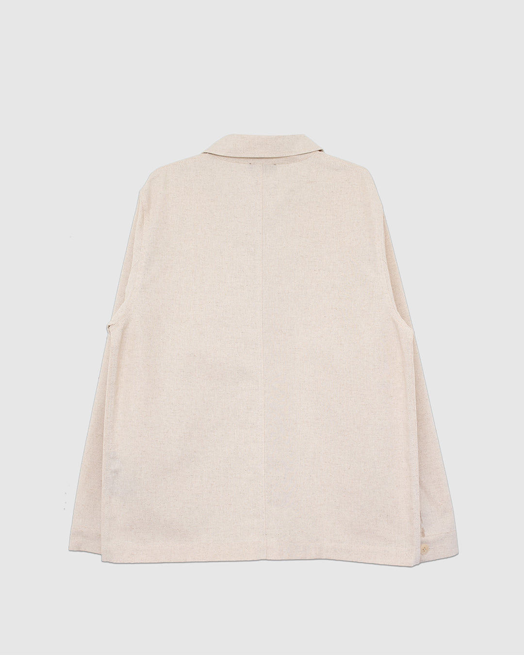 Vaulry Linen Work Jacket Off White