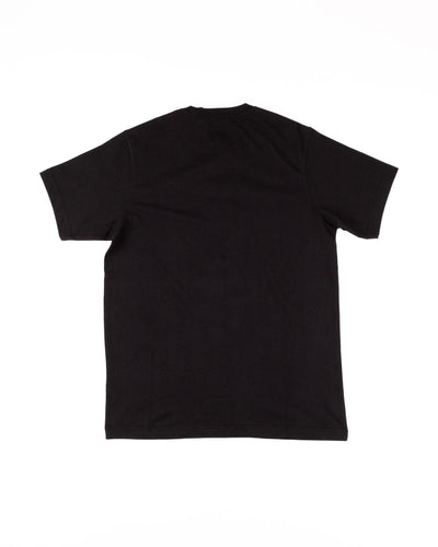 Descending Dragon Embroidered T-Shirt - Black