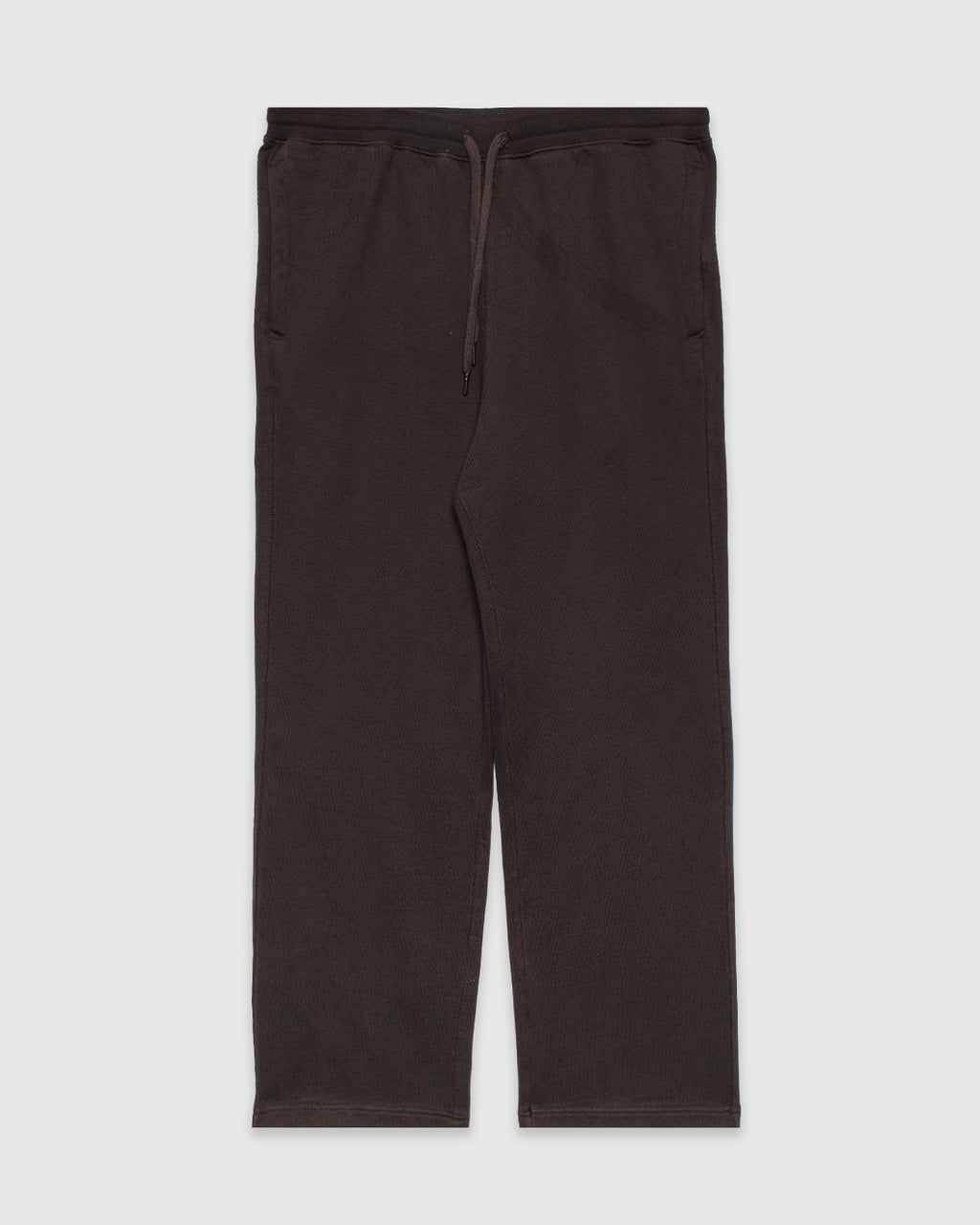 Authentic Fleece Straight Leg Cotton Sweatpants Espresso