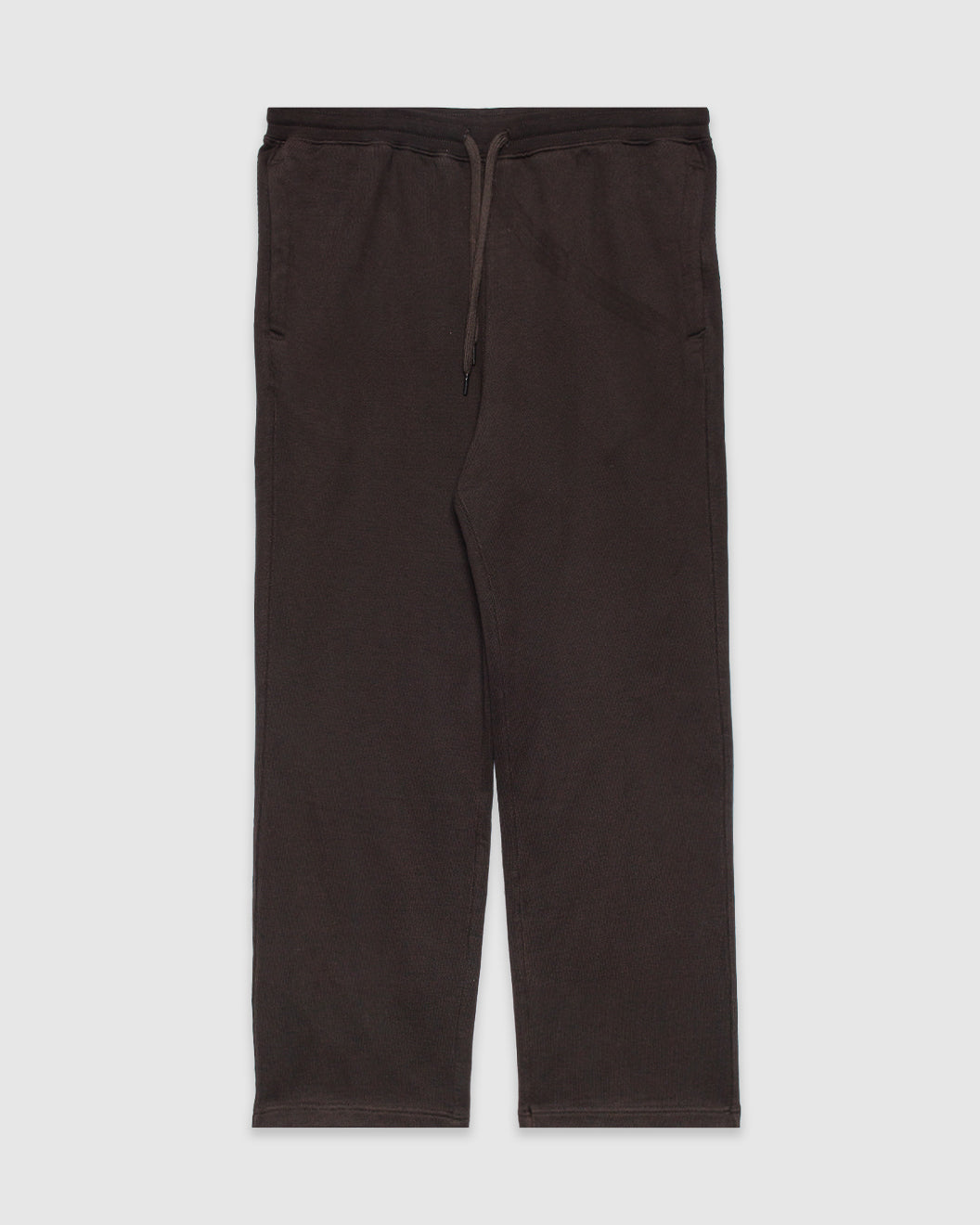 Authentic Fleece Straight Leg Cotton Sweatpants Espresso