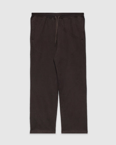 Authentic Fleece Straight Leg Cotton Sweatpants Espresso