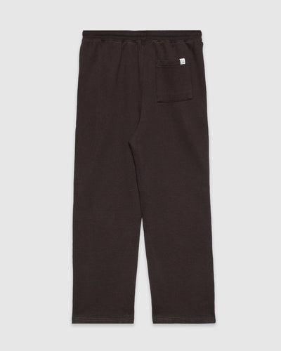 Authentic Fleece Straight Leg Cotton Sweatpants Espresso