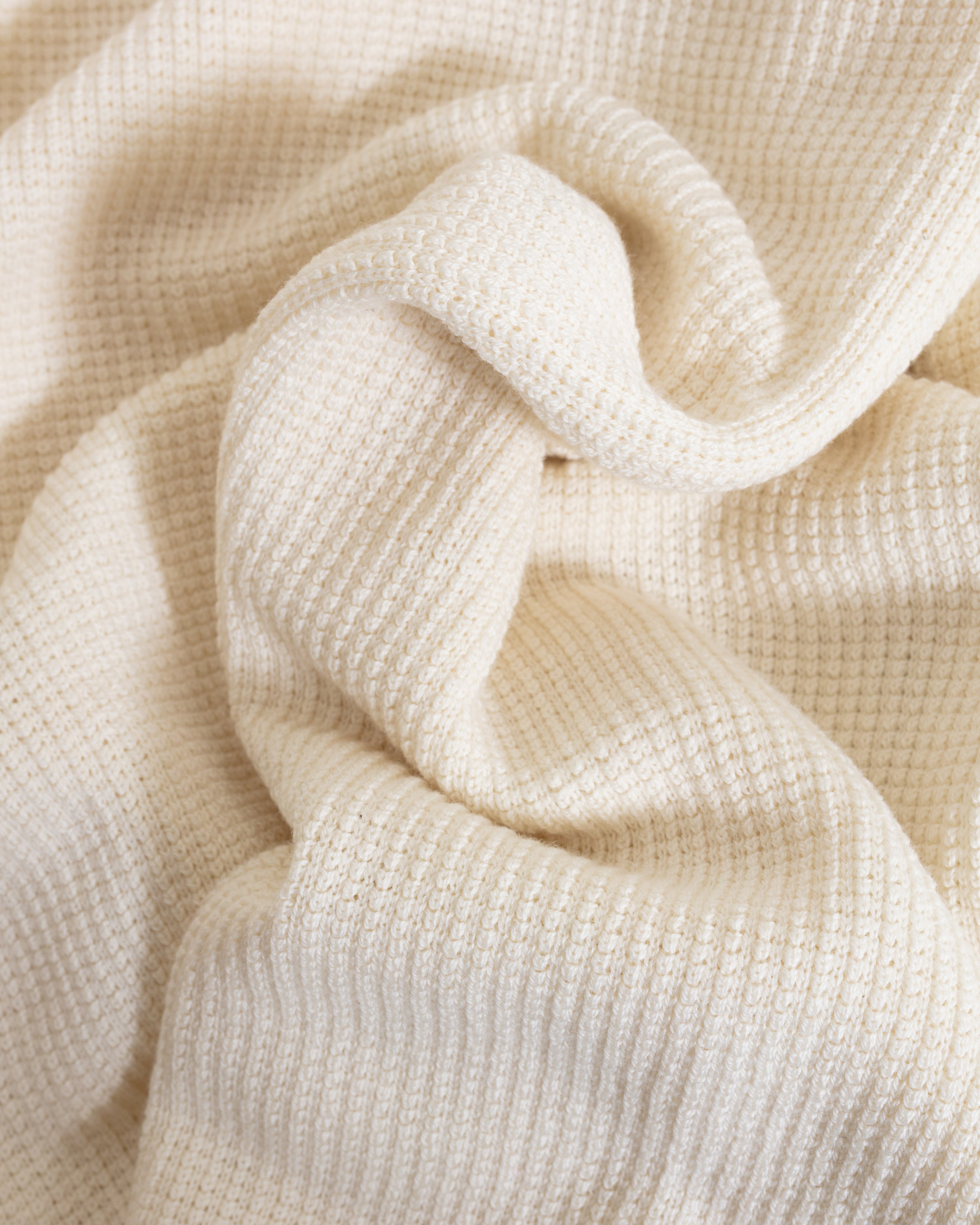 Lightweight Waffle Knit Sweater Nature