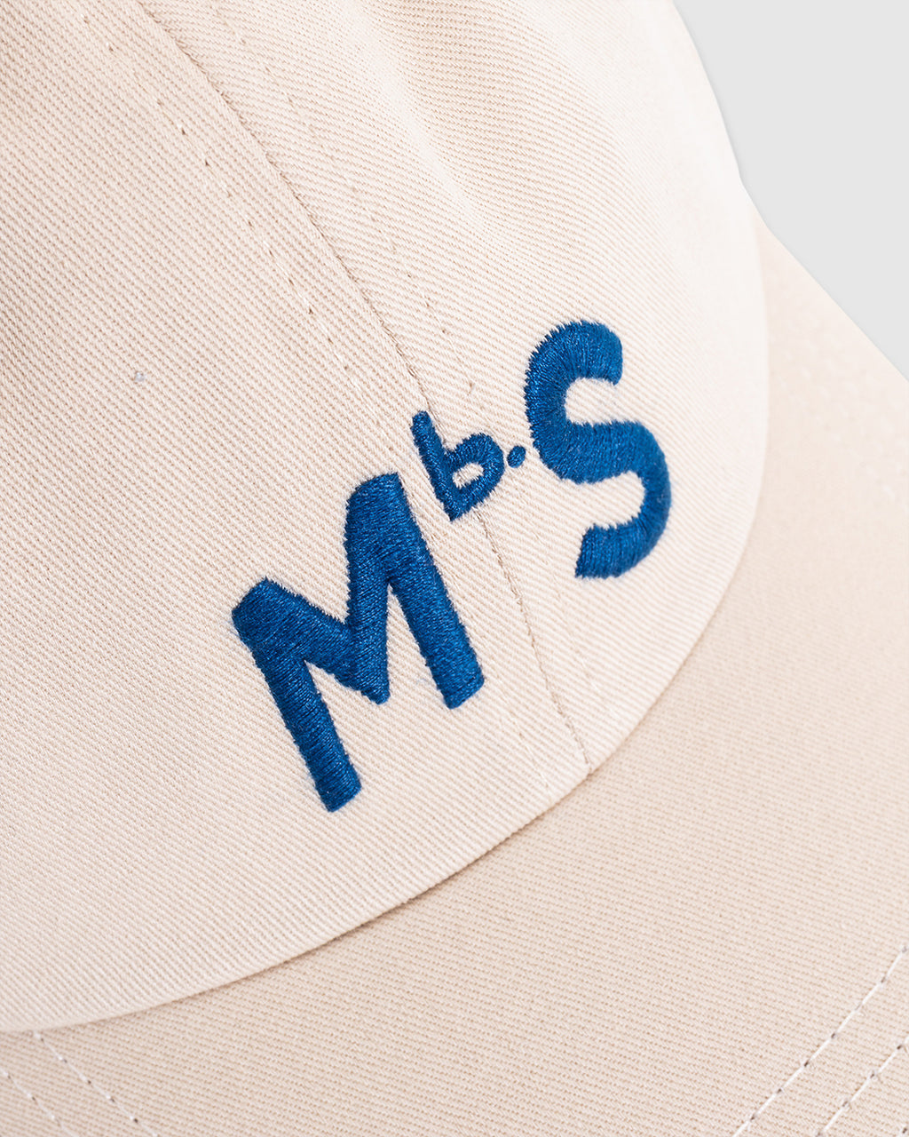 MbS Logo Cotton Twill Cap Light Khaki