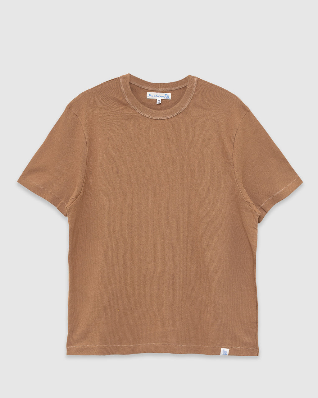 Supple Authentic Jersey Cotton T-Shirt Dusted Khaki