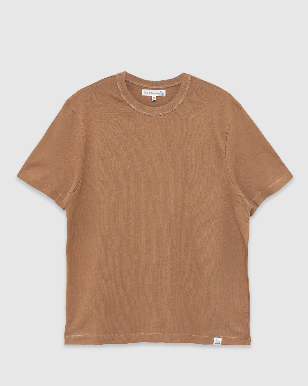 Supple Authentic Jersey Cotton T-Shirt Dusted Khaki