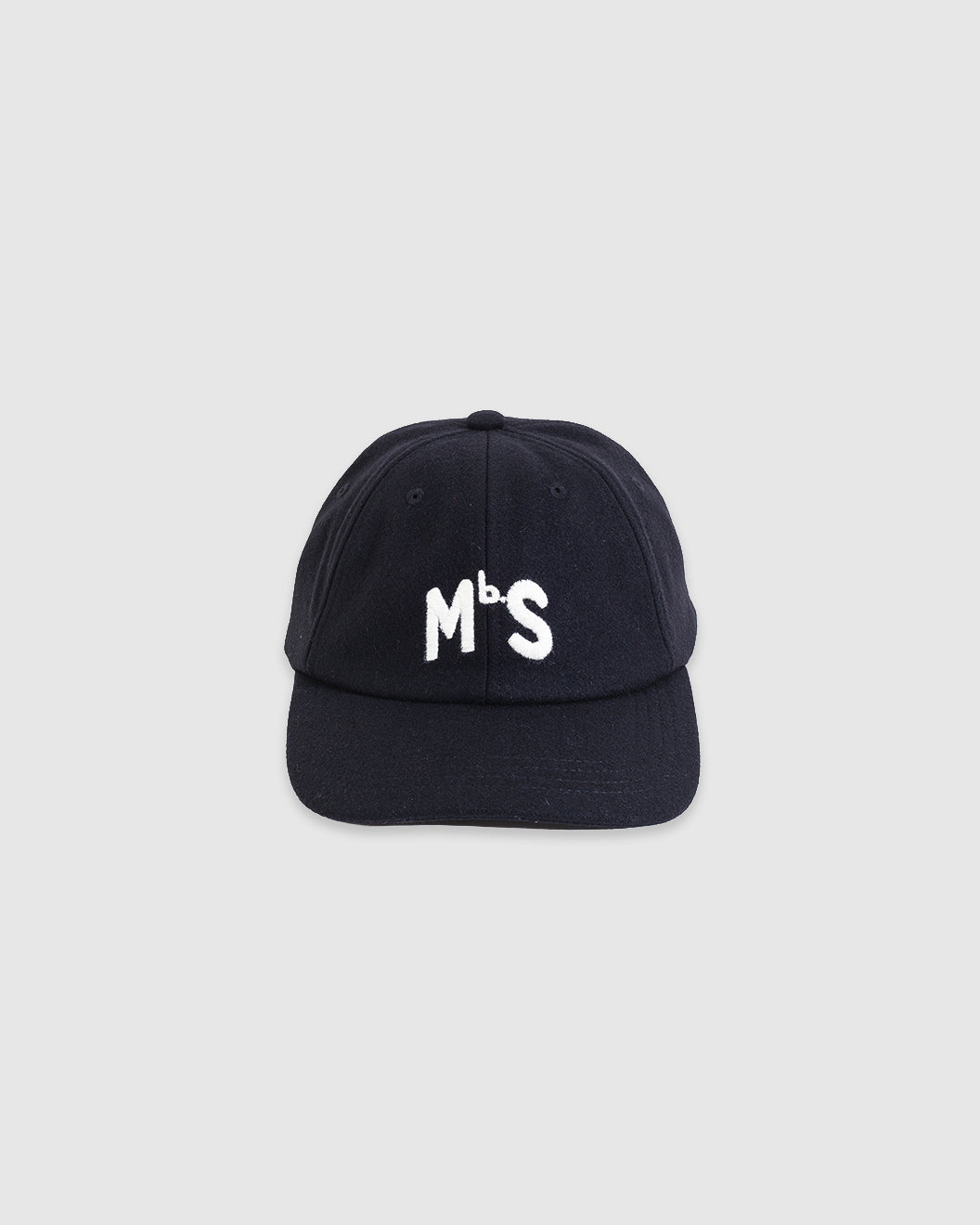 Wool MbS Logo Cap Deep Black