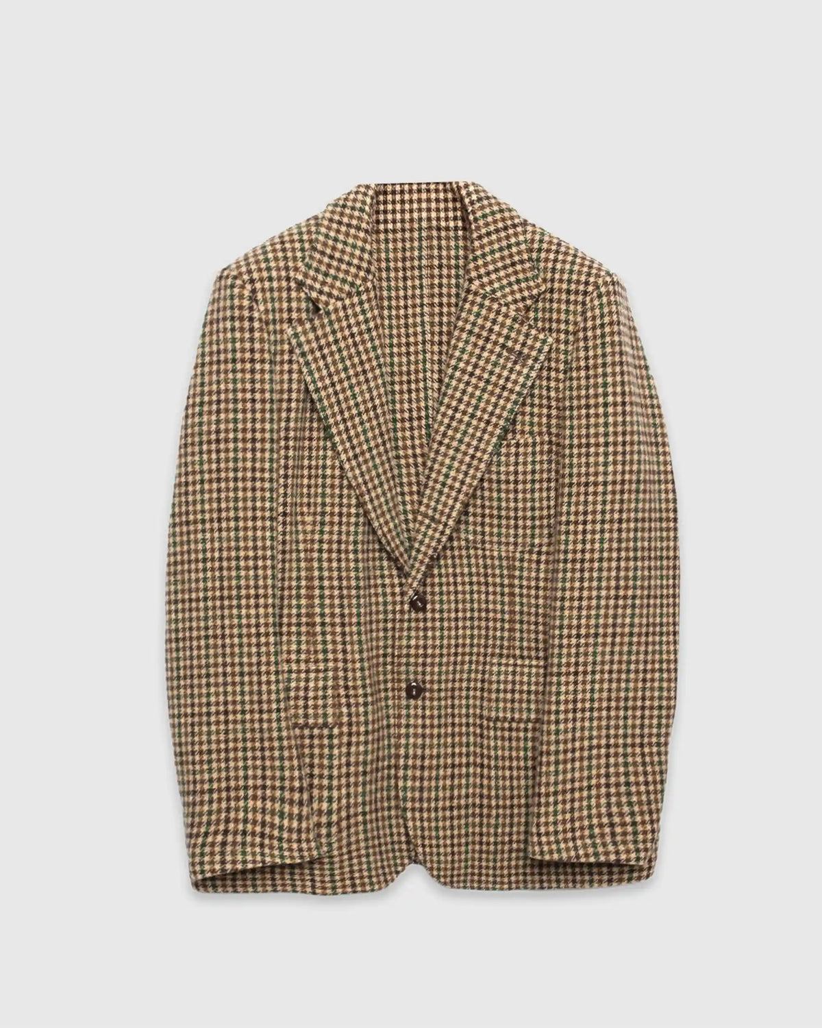 Mk. VII Tweed Houndcheck Games Blazer Brown & Green