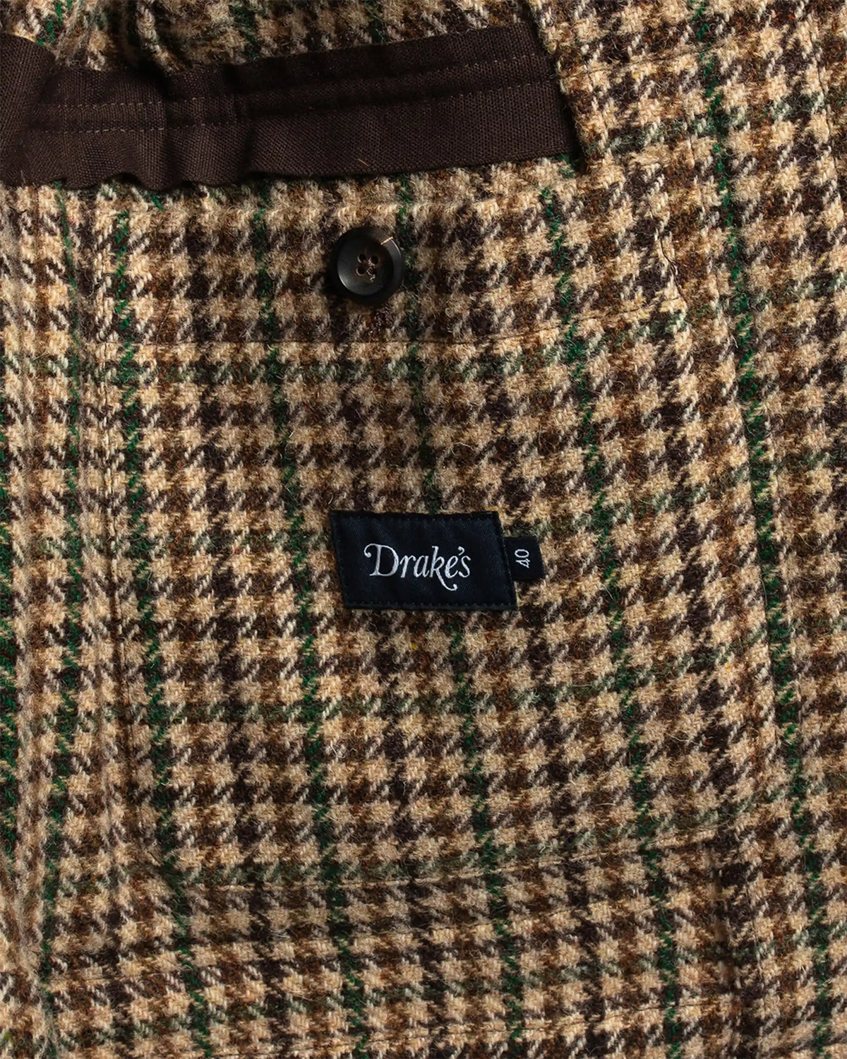 Mk. VII Tweed Houndcheck Games Blazer Brown & Green