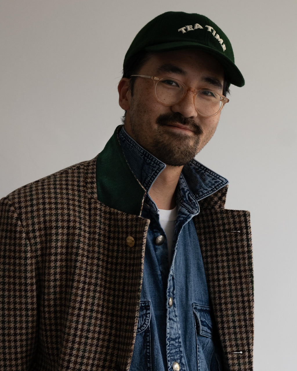Mk. VII Tweed Houndcheck Games Blazer Brown & Green