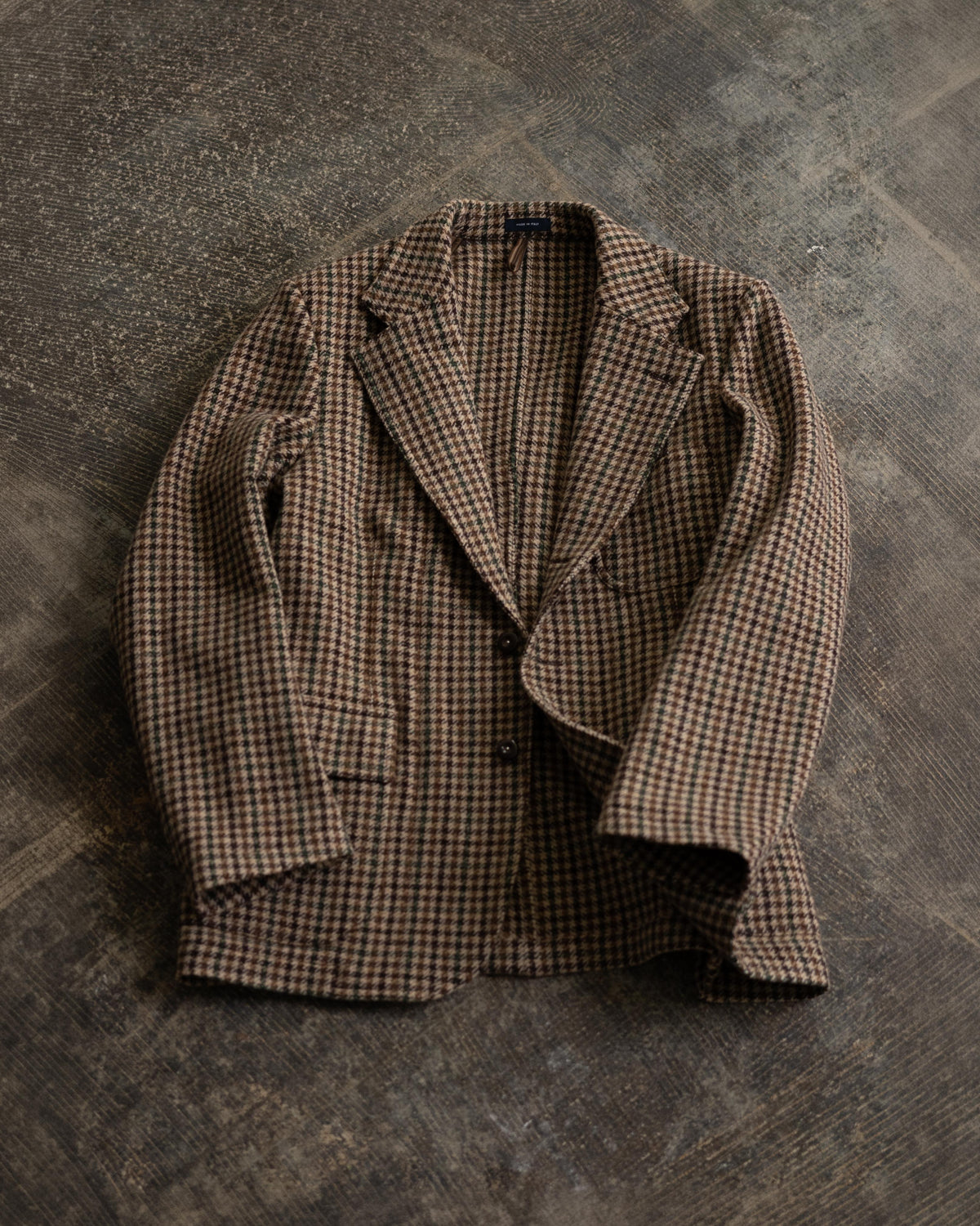 Mk. VII Tweed Houndcheck Games Blazer Brown & Green
