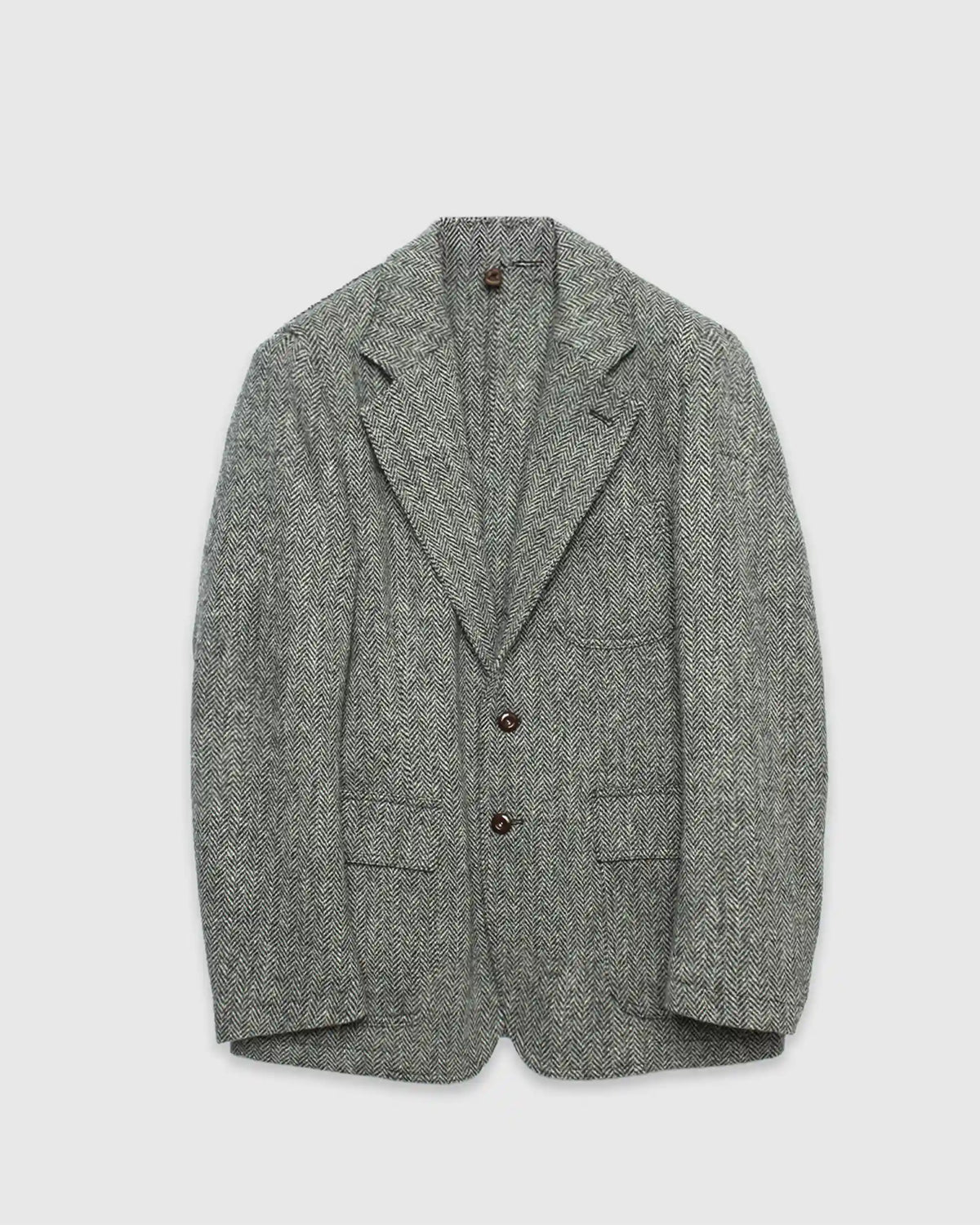 Mk. Vll Wool Herringbone Games Blazer Grey