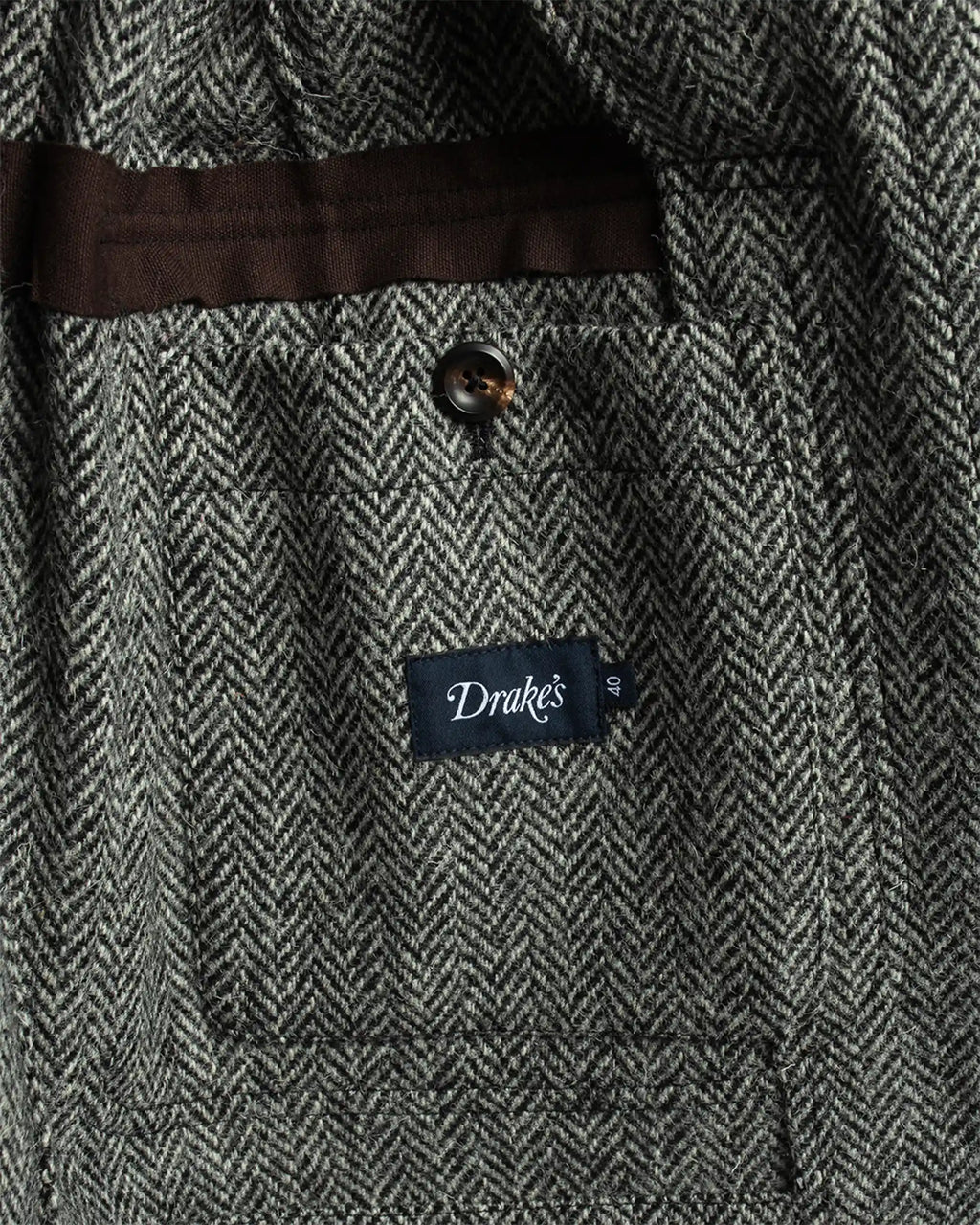Mk. Vll Wool Herringbone Games Blazer Grey
