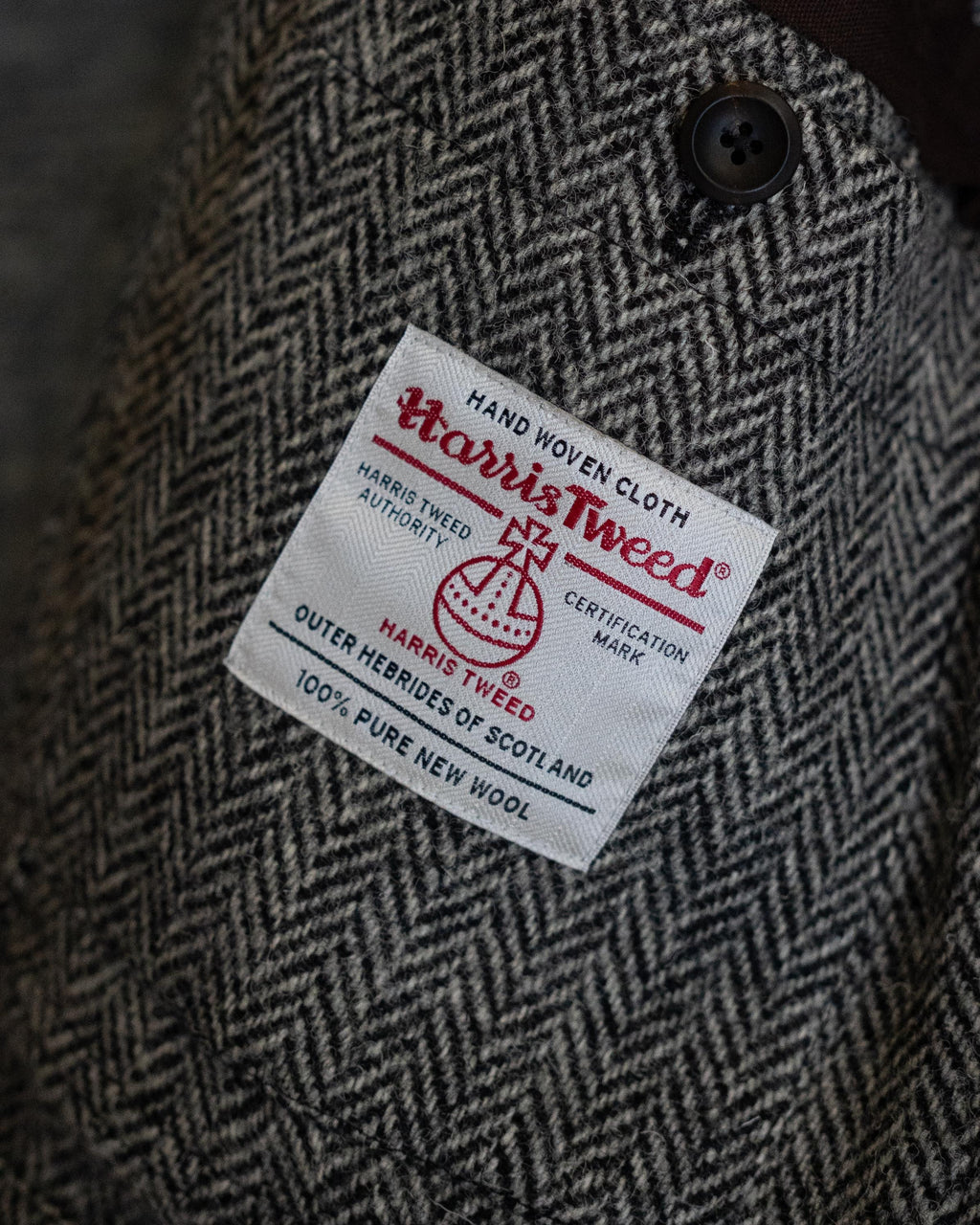 Mk. Vll Wool Herringbone Games Blazer Grey