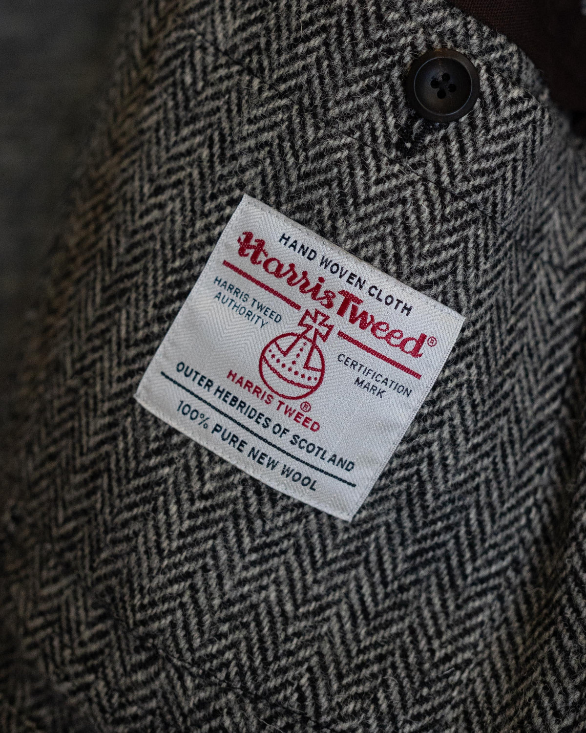 Mk. Vll Wool Herringbone Games Blazer Grey