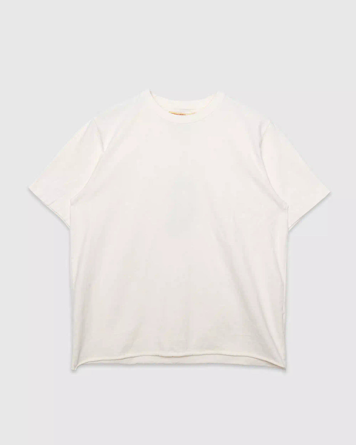 On The Farm Raw Hem Tee Cloud