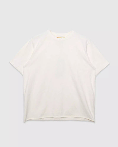 On The Farm Raw Hem Tee Cloud