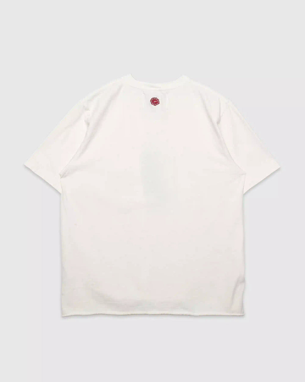 On The Farm Raw Hem Tee Cloud