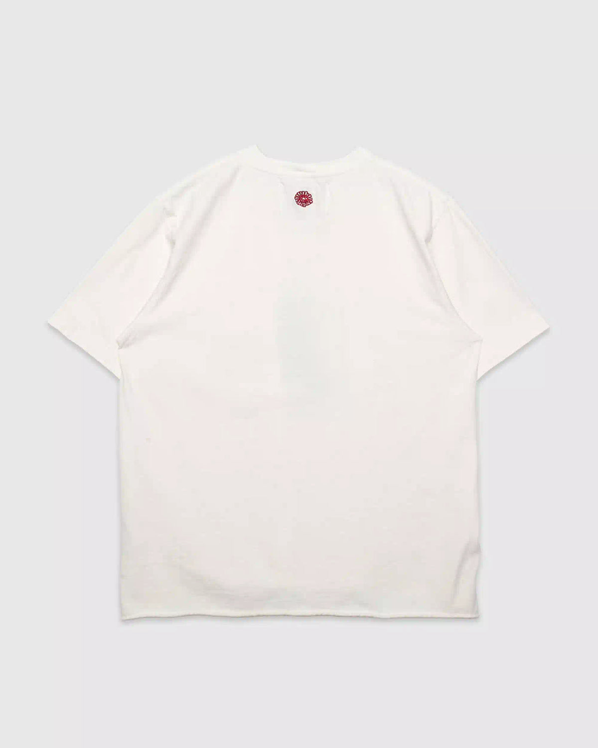 On The Farm Raw Hem Tee Cloud