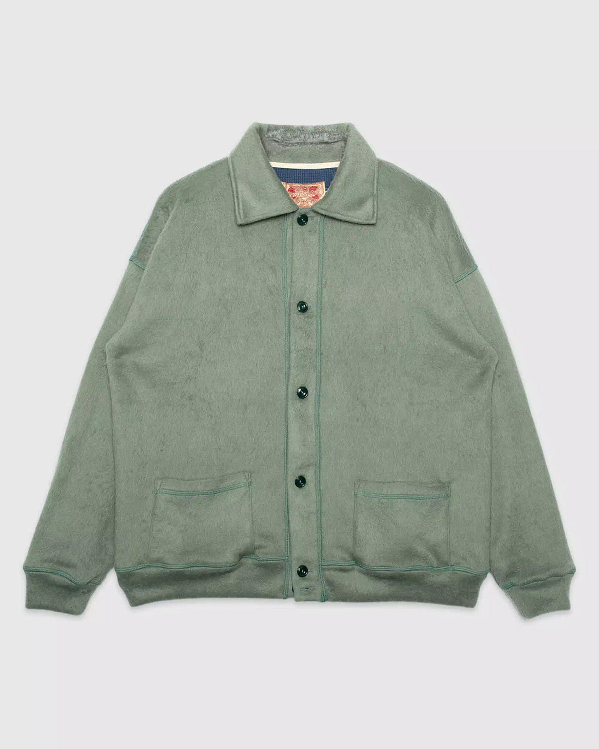 Waffle Sweater Cardigan  Spearmint