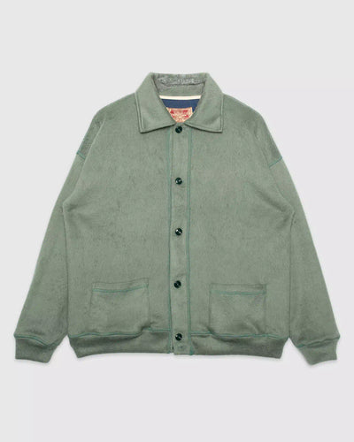 Waffle Sweater Cardigan  Spearmint