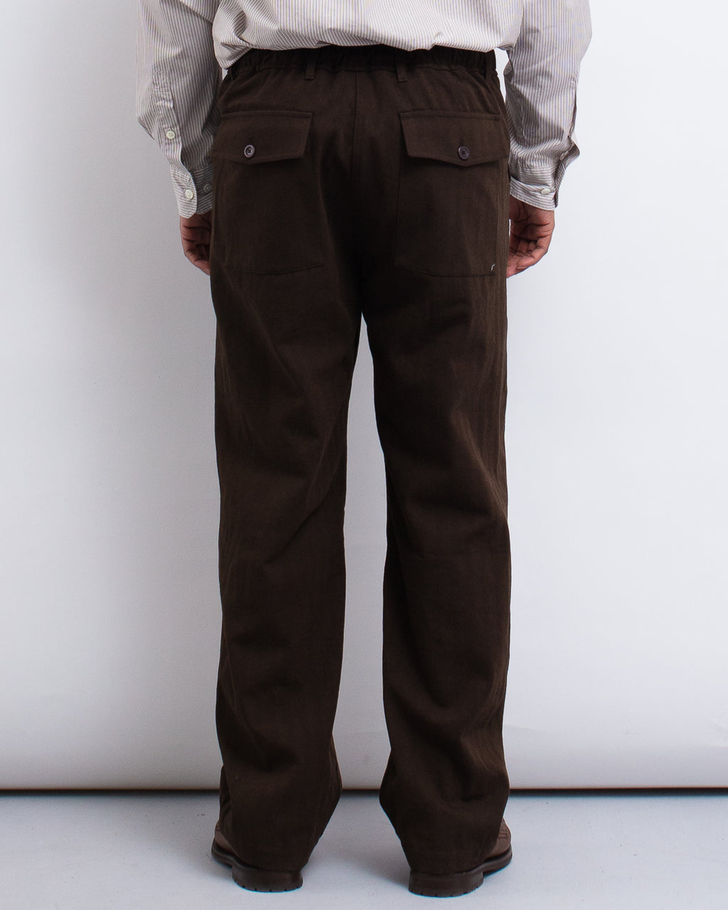 Kvitfjell Cotton Wool Herringbone Pant Delicioso Brown