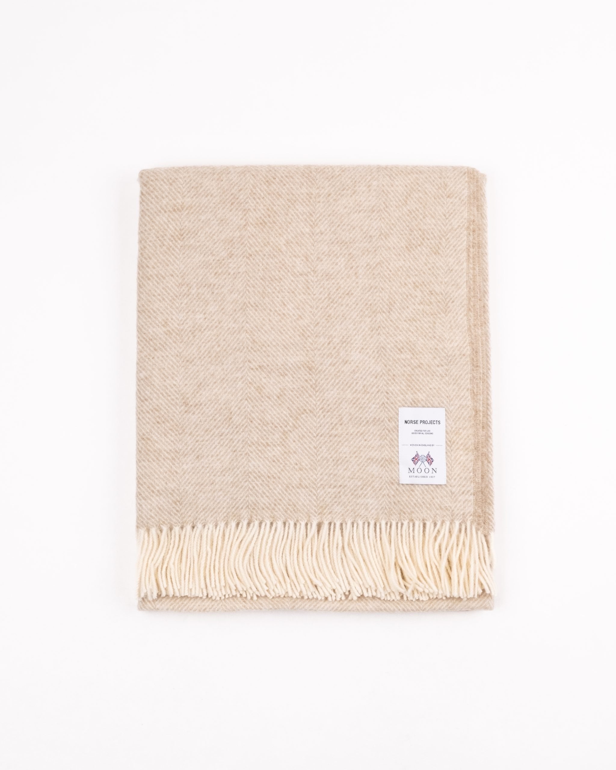 Norse Moon Merino Lambswool Blanket - Sand