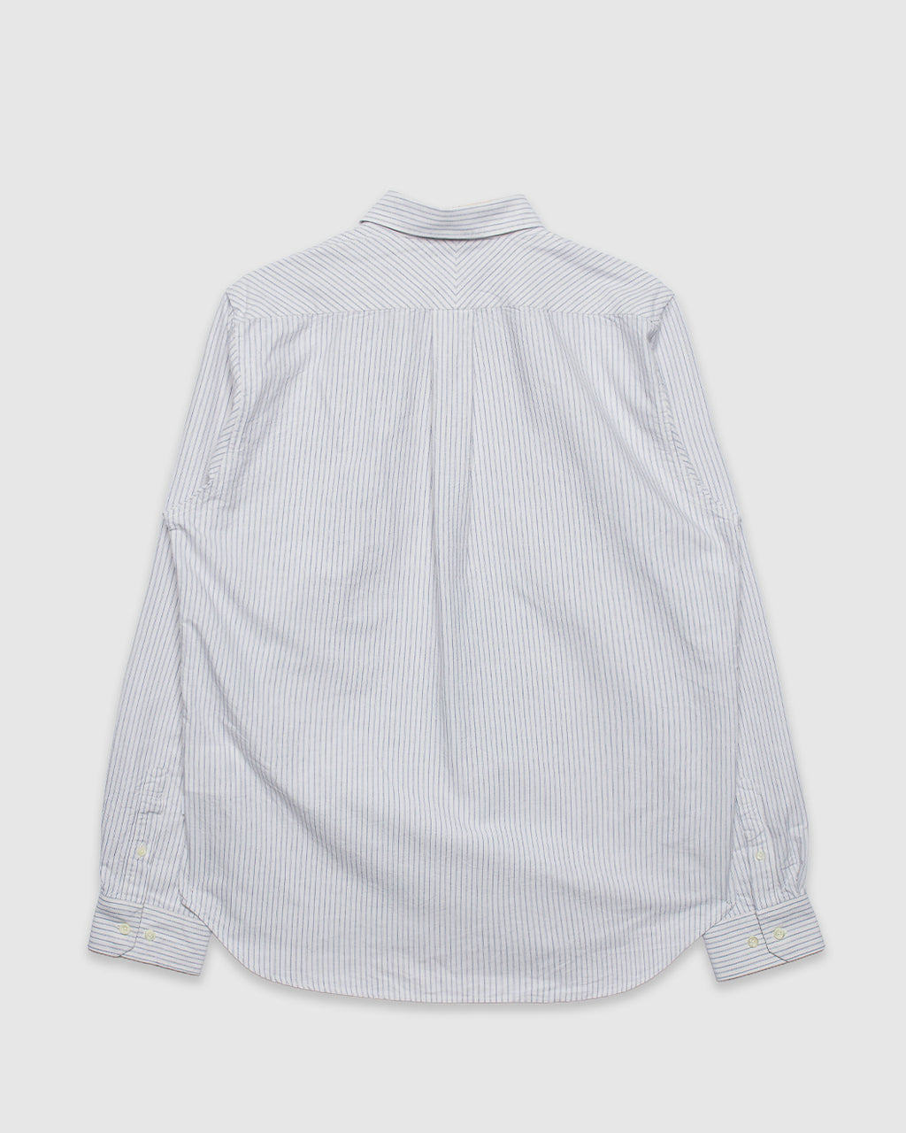Lyngkrog Regular Oxford BD Shirt Blue Stripe
