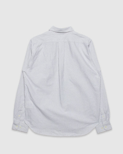 Lyngkrog Regular Oxford BD Shirt Blue Stripe