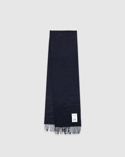 Norse Moon Merino Lambswool Scarf Dark Navy