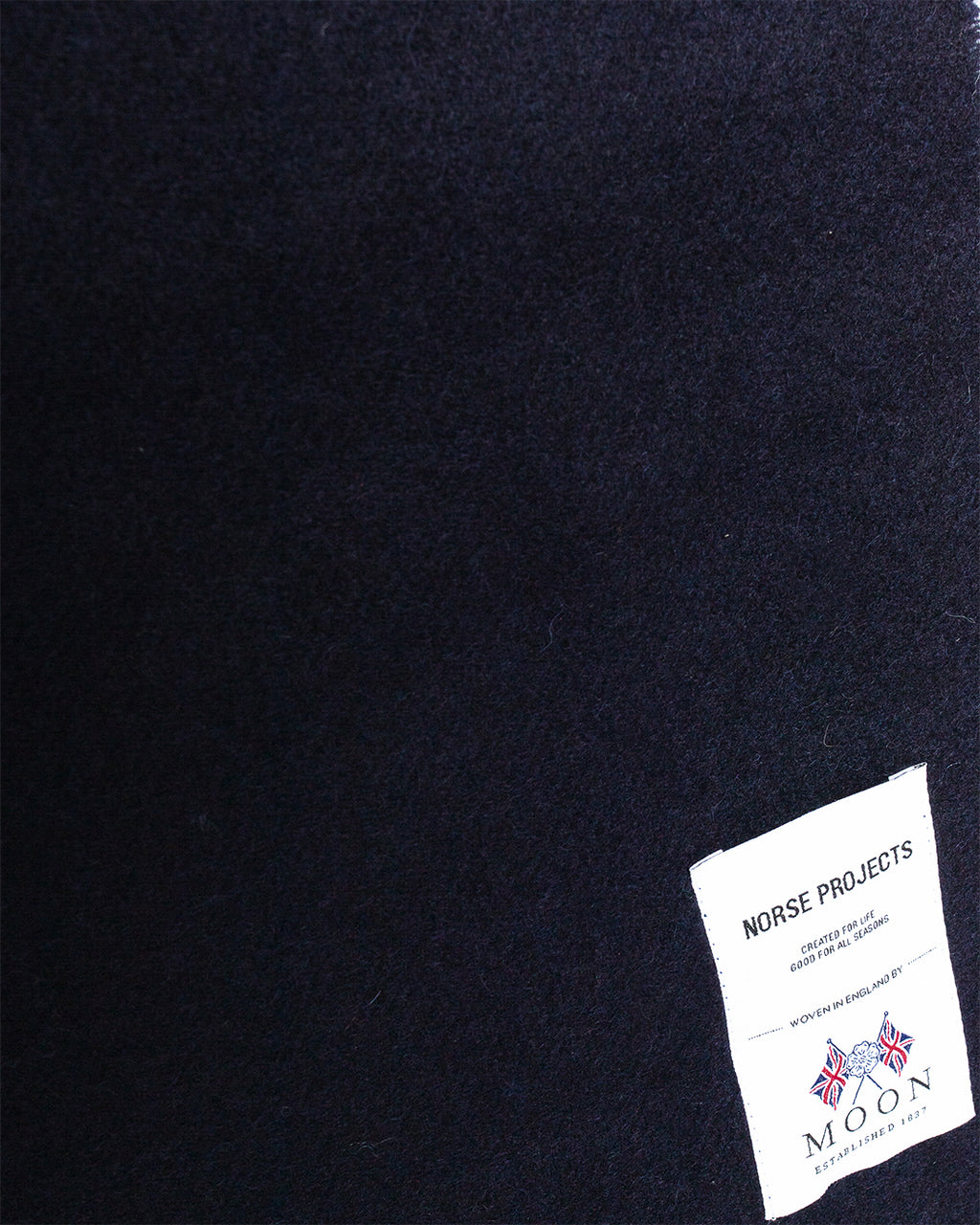 Norse Moon Merino Lambswool Scarf Dark Navy